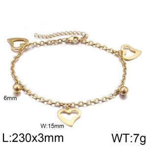 Stainless Steel Anklet - KJ1423-Z