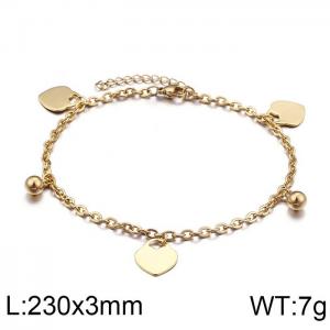 Anklets Foot Chain Summer Yoga Beach Leg Bracelet Handmade Anklet Rose Gold Silver Color Jewelry - KJ1426-Z