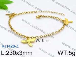 Stainless Steel Anklet - KJ1428-Z