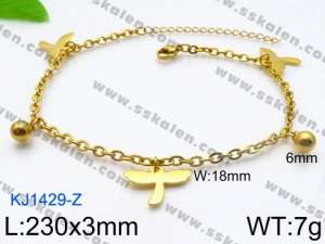 Stainless Steel Anklet - KJ1429-Z