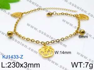 Stainless Steel Anklet - KJ1433-Z