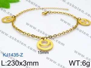 Stainless Steel Anklet - KJ1435-Z