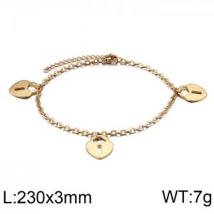 Stainless Steel Anklet - KJ1438-Z