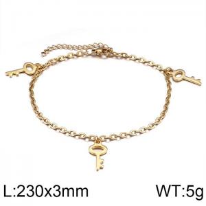 Stainless Steel Anklet - KJ1441-Z