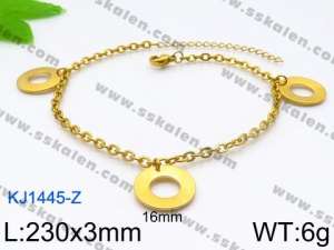 Stainless Steel Anklet - KJ1445-Z