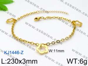 Stainless Steel Anklet - KJ1446-Z