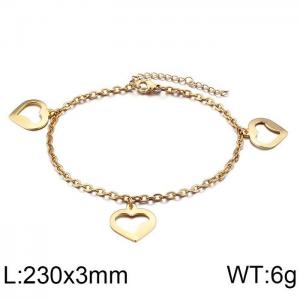 Stainless Steel Anklet - KJ1449-Z