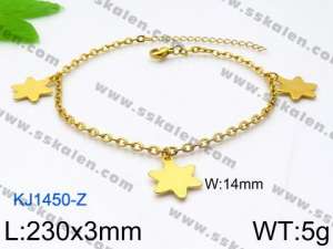 Stainless Steel Anklet - KJ1450-Z