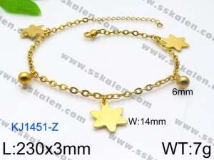 Stainless Steel Anklet - KJ1451-Z