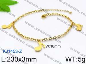 Stainless Steel Anklet - KJ1453-Z