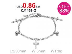 Stainless Steel Anklet - KJ1459-Z