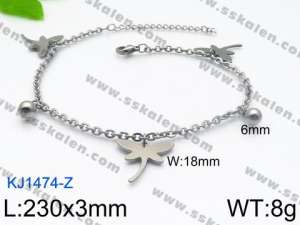 Stainless Steel Anklet - KJ1474-Z