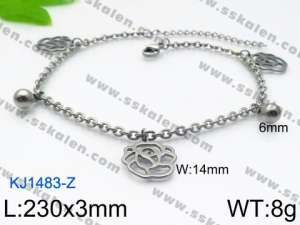 Stainless Steel Anklet - KJ1483-Z