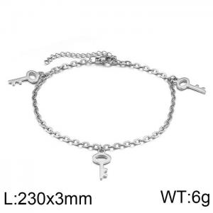 Stainless Steel Anklet - KJ1486-Z