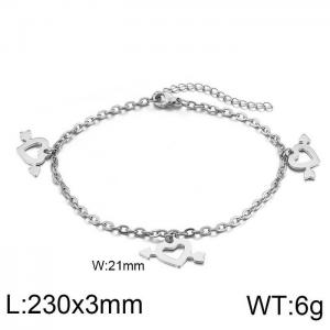 Stainless Steel Anklet - KJ1491-Z