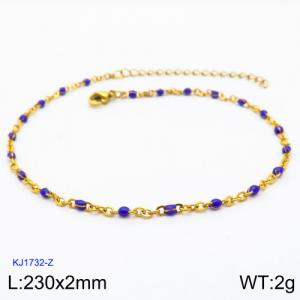 Stainless Steel Gold-plating Bracelet - KJ1732-Z