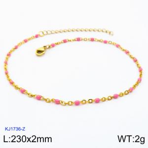 Stainless Steel Gold-plating Bracelet - KJ1736-Z