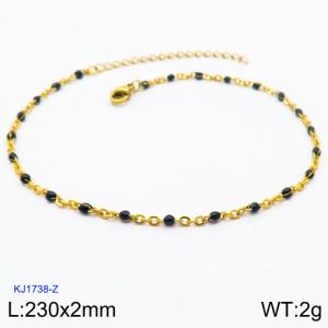 Stainless Steel Gold-plating Bracelet - KJ1738-Z