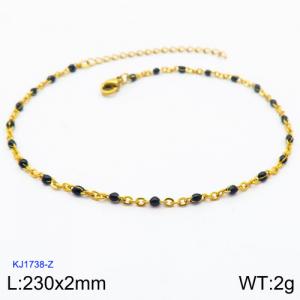 Stainless Steel Gold-plating Bracelet - KJ1738-Z