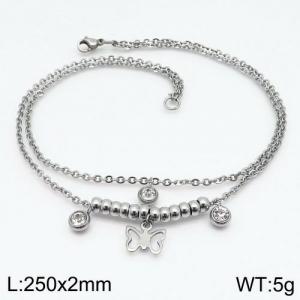 Stainless Steel Anklet - KJ1895-TOM