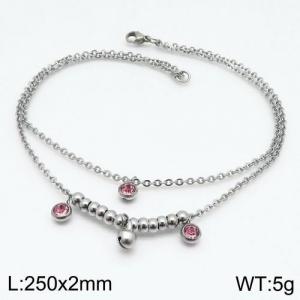 Stainless Steel Anklet - KJ1900-TOM