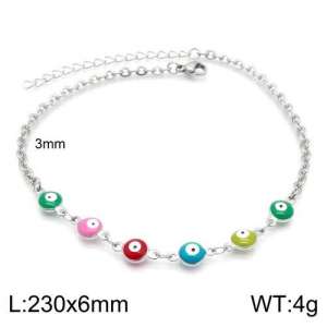 Stainless Steel Anklet - KJ1905-Z