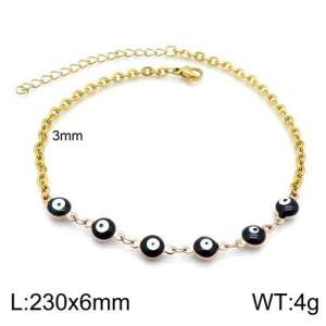 Stainless Steel Anklet - KJ1908-Z