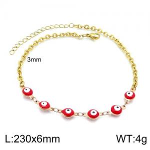 Stainless Steel Anklet - KJ1909-Z