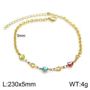 Stainless Steel Anklet - KJ1916-Z