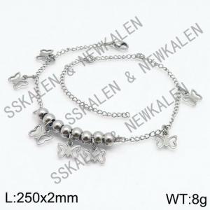 Stainless Steel Anklet - KJ1971-TOM