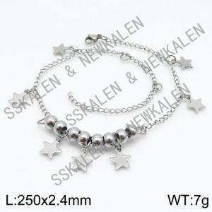 Stainless Steel Anklet - KJ1980-TOM