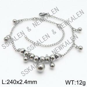 Stainless Steel Anklet - KJ1988-TOM