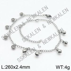 Stainless Steel Anklet - KJ1989-TOM