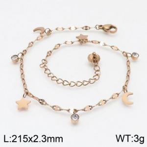 Stainless Steel Anklet - KJ2134-HM