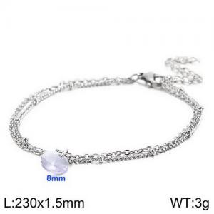 Stainless Steel Anklet - KJ2158-Z