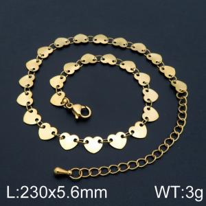 Stainless Steel Anklet - KJ2283-Z