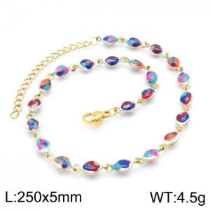 Stainless Steel Anklet - KJ2285-NT