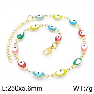 Stainless Steel Anklet - KJ2286-NT