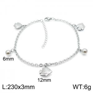 Stainless Steel Anklet - KJ2352-Z