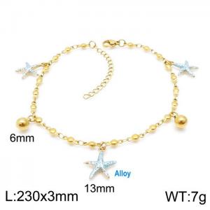 Stainless Steel Anklet - KJ2366-Z