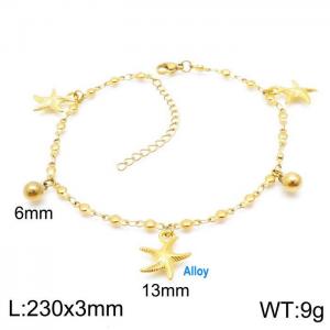 Stainless Steel Anklet - KJ2369-Z