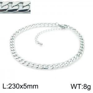 Stainless Steel Anklet - KJ2401-Z