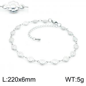 Stainless Steel Anklet - KJ2402-Z