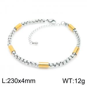 Stainless Steel Anklet - KJ2413-Z