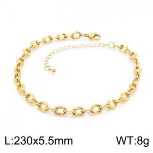 Stainless Steel Anklet - KJ2419-Z