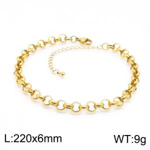 Stainless Steel Anklet - KJ2420-Z