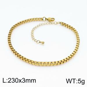 Stainless Steel Anklet - KJ2422-Z