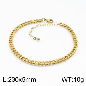 Stainless Steel Anklet - KJ2424-Z