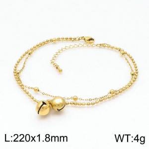 Stainless Steel Anklet - KJ2426-HM