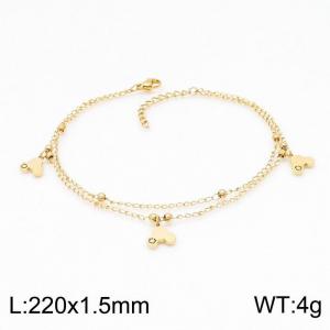 Stainless Steel Anklet - KJ2837-HDJ